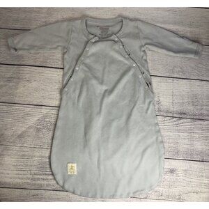 Piccolo Bambino Size N To 3 M Grey Organic Cotton Sleepsack